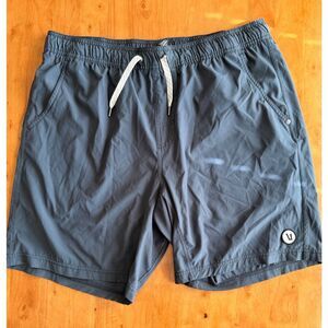 Vuori Gray Kore Shorts Lined 7" Size XL